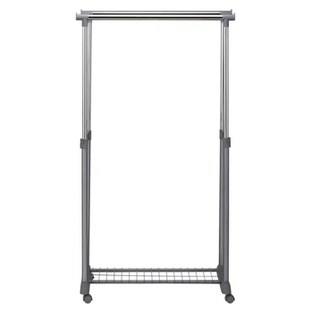 Stojan na šaty  ANASTASIA sivá/strieborná 2