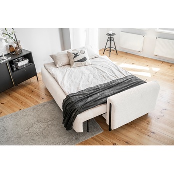 Pohovka ANDORRA biela/čierna 2