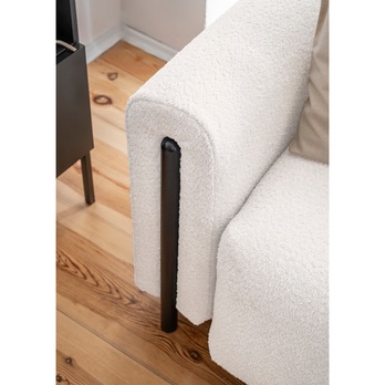 Pohovka ANDORRA biela/čierna 6