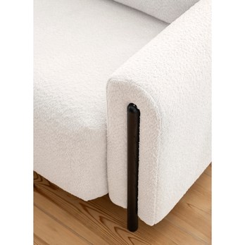 Pohovka ANDORRA biela/čierna 7