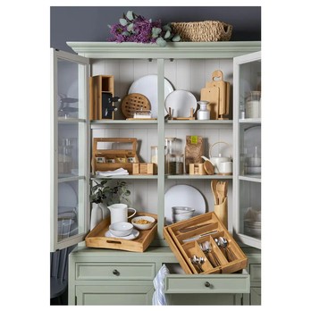 Príborník ANDREWS bambus, šírka 31,5 až 51,5 cm 1