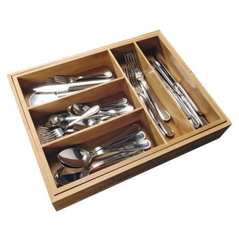 Príborník ANDREWS bambus, šírka 31,5 až 51,5 cm 2