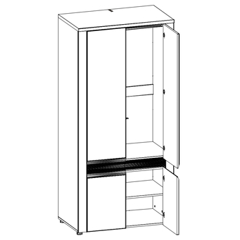 Skriňa ANDY S7 dub grandson 2