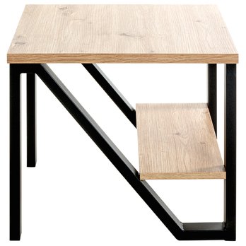 Prístavný stolík ANGELO čierna/dub 2