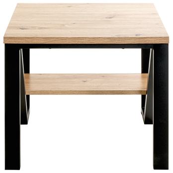 Prístavný stolík ANGELO čierna/dub 4