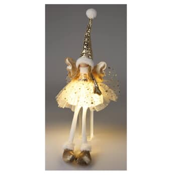Dekorácia anjel ANGIE II zlatá, výška 60 cm 1