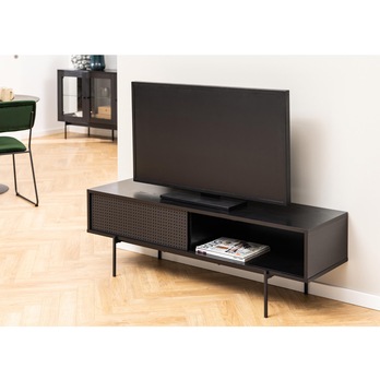 TV komoda ANGUS 140 čierna/matná čierna 4