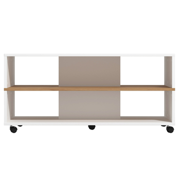 Konferenčný stolík  ANIA biela/dub artisan 2