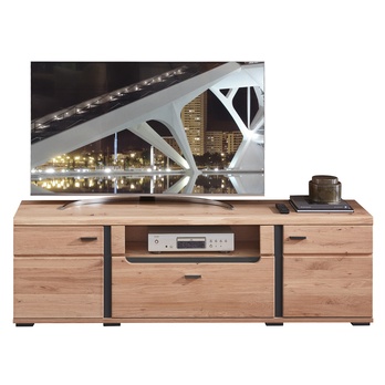 TV komoda ANIELA II 2 dub artisan/čierna matná 2