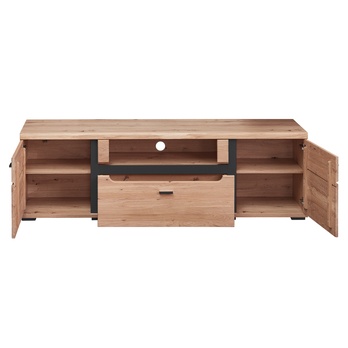 TV komoda ANIELA II 2 dub artisan/čierna matná 3