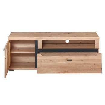 TV komoda ANIELA II dub artisan/čierna matná 2