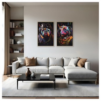 Obraz na plátne s rámom ANIMAL XXII 62x92 cm 1