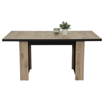 Jedálenský stôl ANNI T dub viking/čierna 1