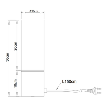 Stolná lampa ANNIKA 4 cappuccino 4