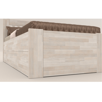 Posteľ APOLONIE BOX I buk/biela, 80x200 cm 5