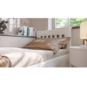 Posteľ APOLONIE BOX I buk/biela, 80x200 cm 4