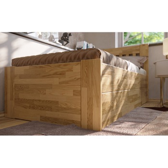 Posteľ APOLONIE BOX I dub, 90x200 cm 4
