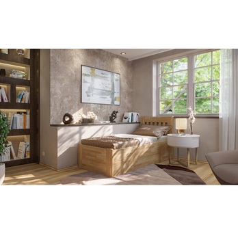 Posteľ APOLONIE BOX I buk, 90x200 cm 1