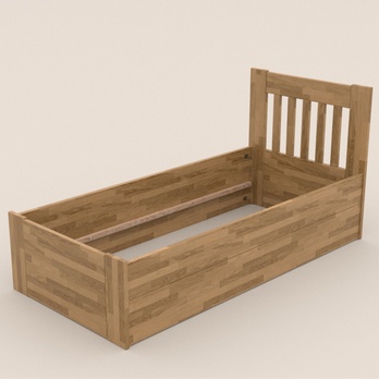 Posteľ APOLONIE BOX I buk, 90x200 cm 2