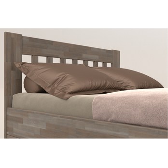 Posteľ APOLONIE BOX I buk/sivá, 120x200 cm 3