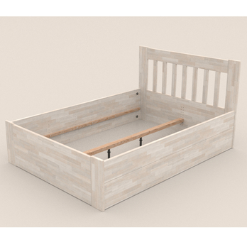 Posteľ APOLONIE BOX II buk/biela, 140x200 cm 2