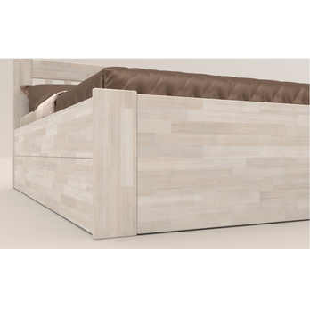 Posteľ APOLONIE BOX II buk/biela, 140x200 cm 5