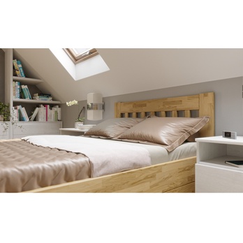 Posteľ APOLONIE BOX II dub, 140x200 cm 4