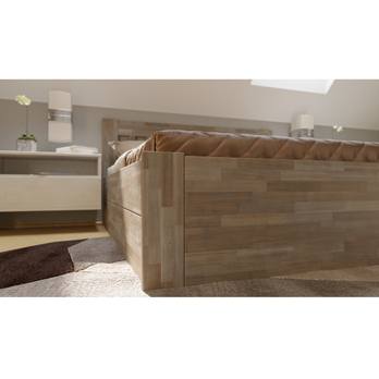 Posteľ APOLONIE BOX II buk/sivá, 180x200 cm 6