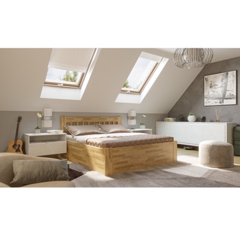 Posteľ APOLONIE BOX II dub, 180x200 cm 1