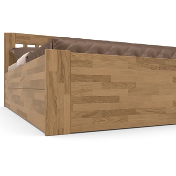 Posteľ APOLONIE BOX II dub, 180x200 cm 3