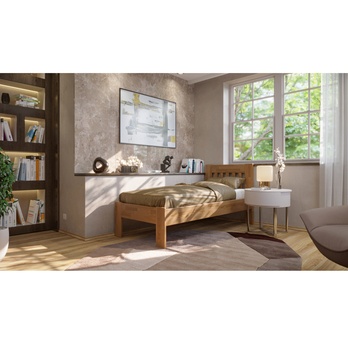 Posteľ APOLONIE I dub/svetlý orech, 80x200 cm 1