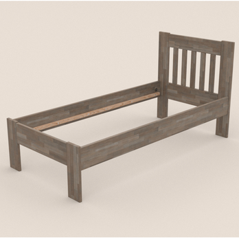 Posteľ APOLONIE I buk/sivá, 90x200 cm 2