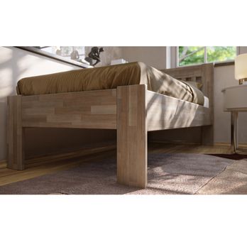 Posteľ APOLONIE I buk/sivá, 90x200 cm 6