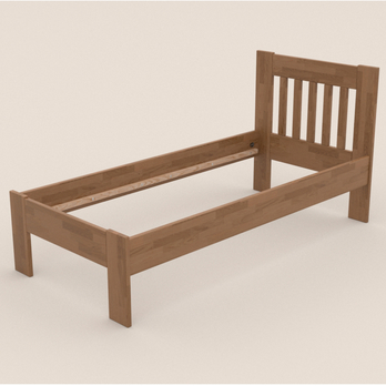 Posteľ APOLONIE I dub/svetlý orech, 100x200 cm 2