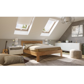 Posteľ APOLONIE II dub/svetlý orech, 180x200 cm 1