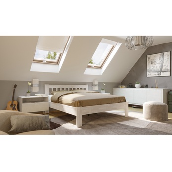 Posteľ APOLONIE II buk/biela, 180x200 cm 1