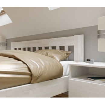 Posteľ APOLONIE II buk/biela, 180x200 cm 4