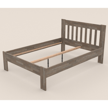 Posteľ APOLONIE II buk/sivá, 140x200 cm 2