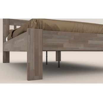 Posteľ APOLONIE II buk/sivá, 140x200 cm 3