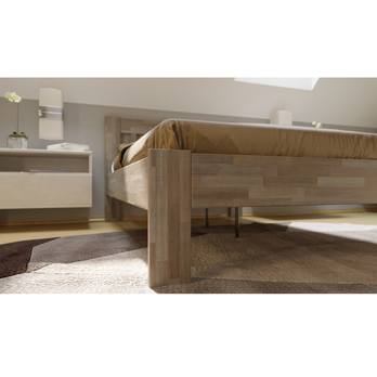 Posteľ APOLONIE II buk/sivá, 140x200 cm 5