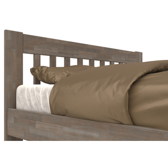 Posteľ APOLONIE II buk/sivá, 160x200 cm 3