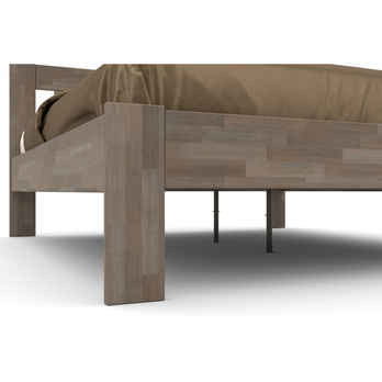 Posteľ APOLONIE II buk/sivá, 160x200 cm 4