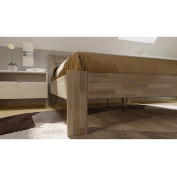 Posteľ APOLONIE II buk/sivá, 160x200 cm 5