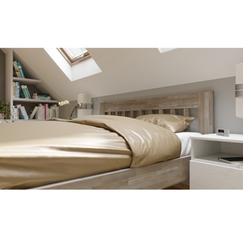 Posteľ APOLONIE II buk/sivá, 160x200 cm 6