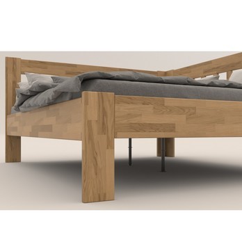 Rohová posteľ APOLONIE dub/pravá, 160x200 cm 3