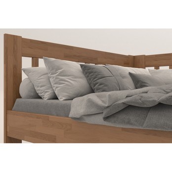 Rohová posteľ APOLONIE pravá, dub/svetlý orech, 180x200 cm 4