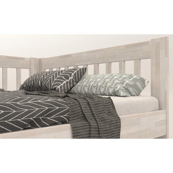 Rohová posteľ APOLONIE ľavá, buk/biela, 180x200 cm 4