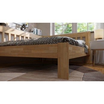 Rohová posteľ APOLONIE buk/ľavá, 160x200 cm 5