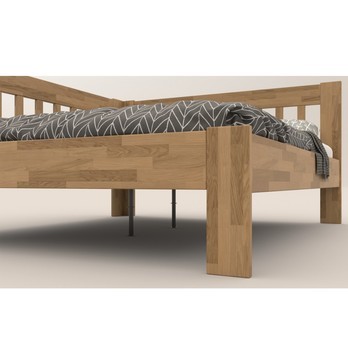 Rohová posteľ APOLONIE dub/ľavá, 180x200 cm 3