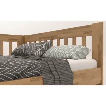 Rohová posteľ APOLONIE dub/ľavá, 180x200 cm 4